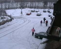 Bei Neuschnee zum Startpunkt
